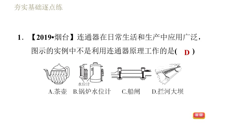 教科版八年级下册物理课件 第九章 9.2.2连通器_第3页