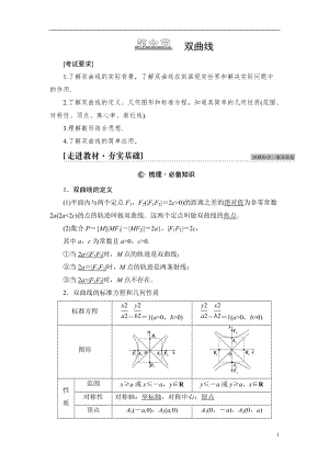 第8章 第6节 双曲线