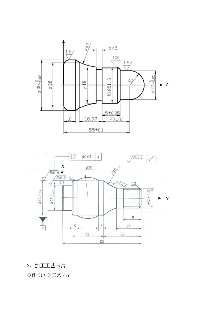 数控加工实验实习报告_第2页