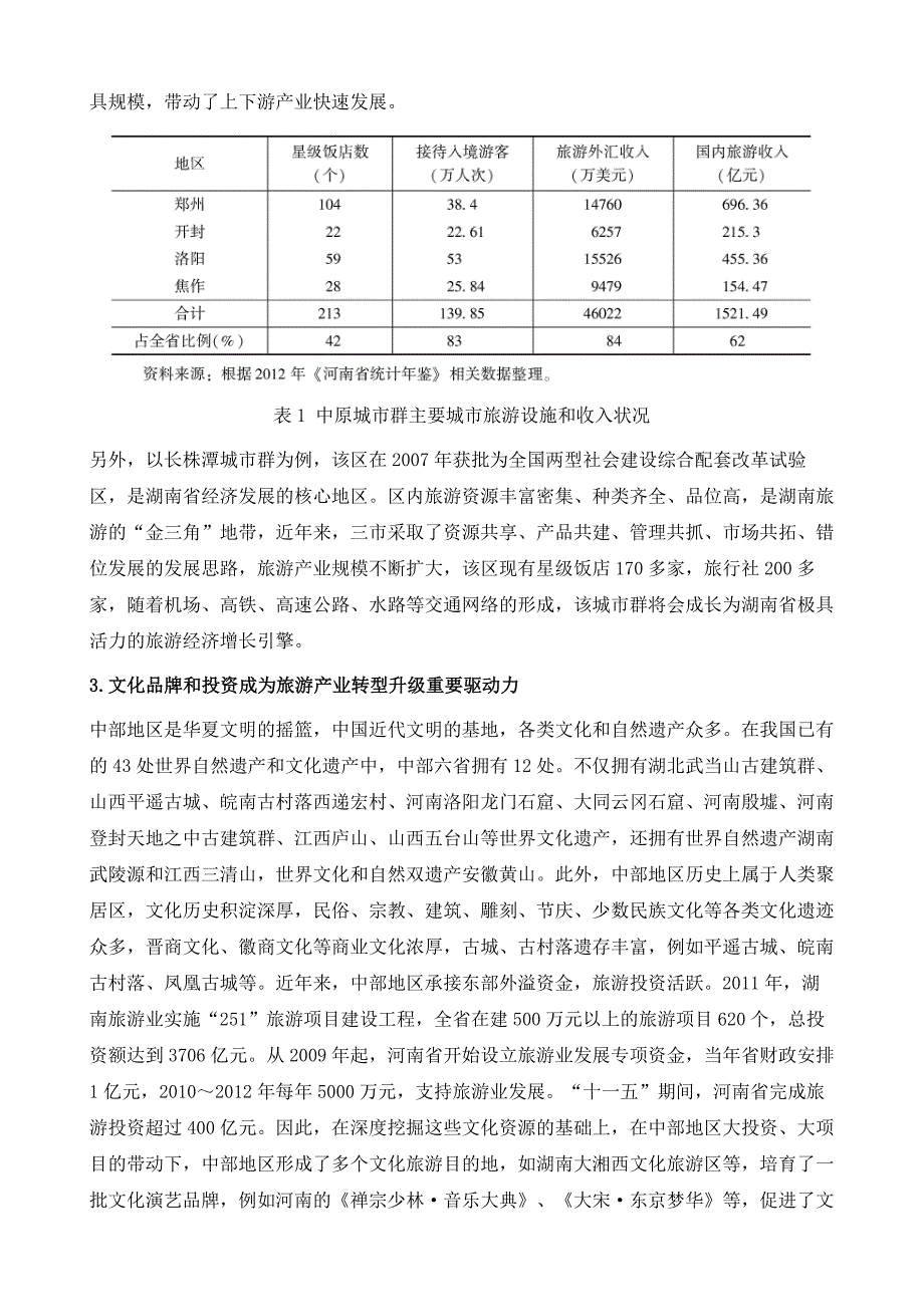 中部地区旅游业现状、问题与战略措施_第4页