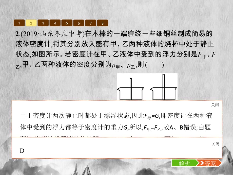 2019初中物理八下优化设计配套课件第10章本章整合_第4页