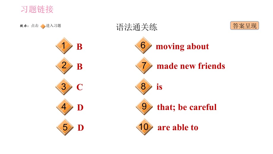 外研版八年级下册英语课件 Module 8 Unit 3 Language in use_第2页