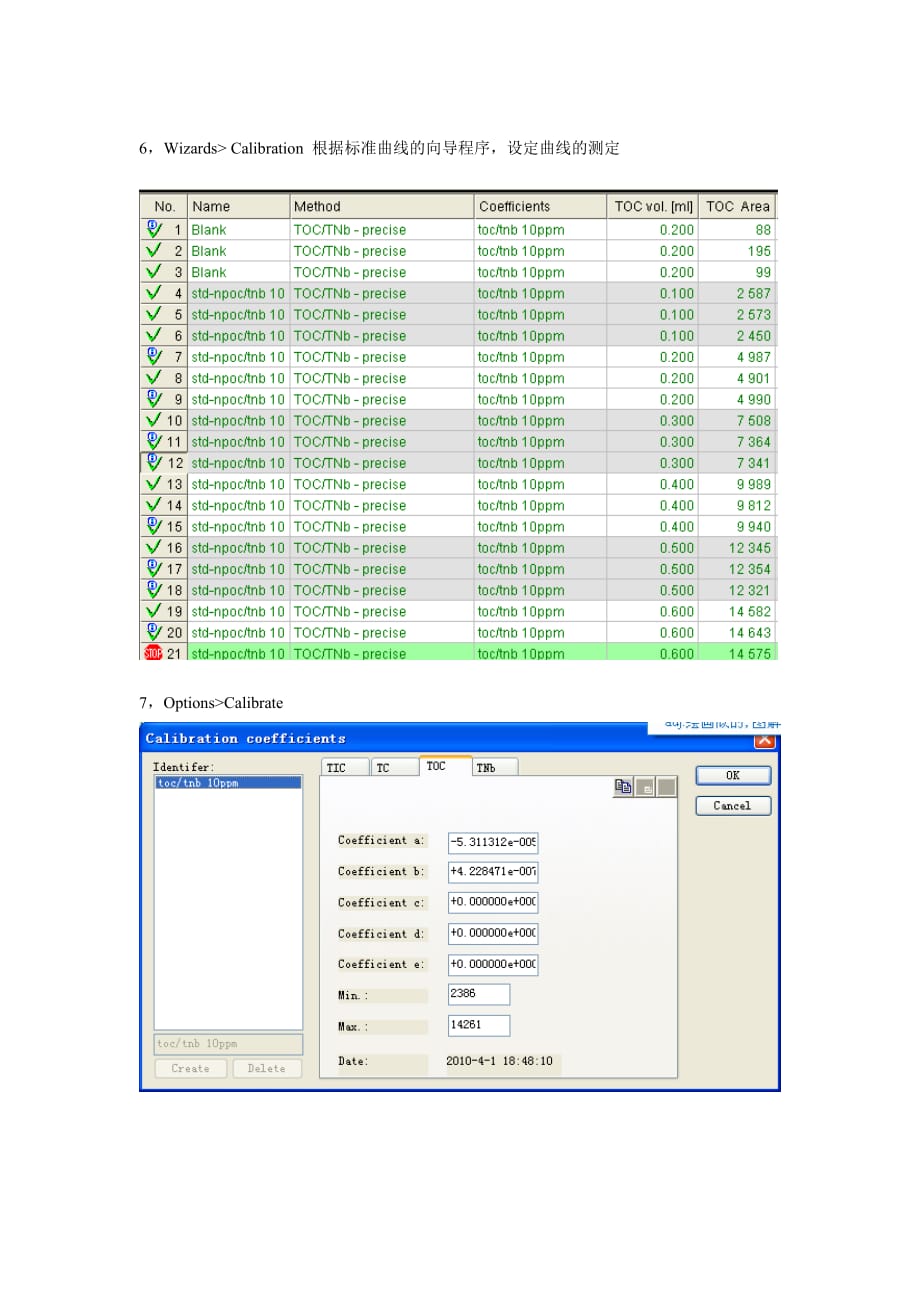 vario TOC cube标准曲线测定方法 （水样）_第4页