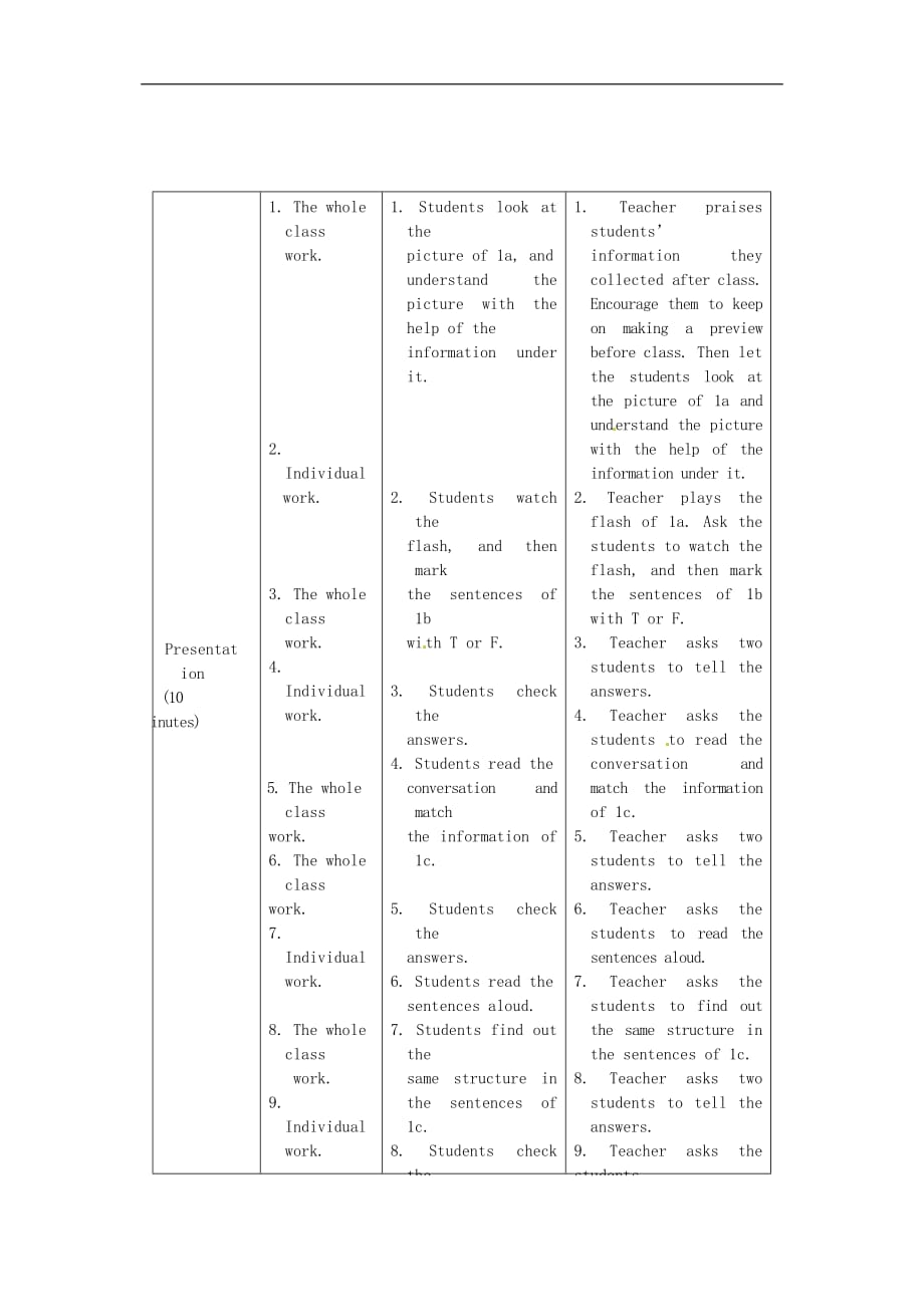 仁爱初中英语八下《Unit 7Topic 1 We’re preparing for a food festival.》word教案A (1)_第4页