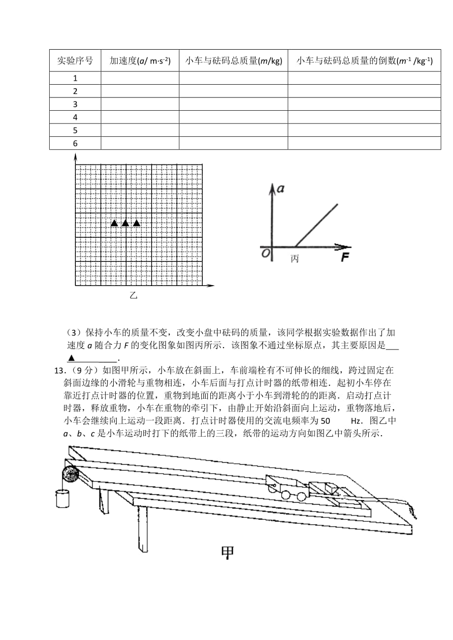 徐州市2007～2008学年度第一学期期末考试高一物理试题[精选]_第4页