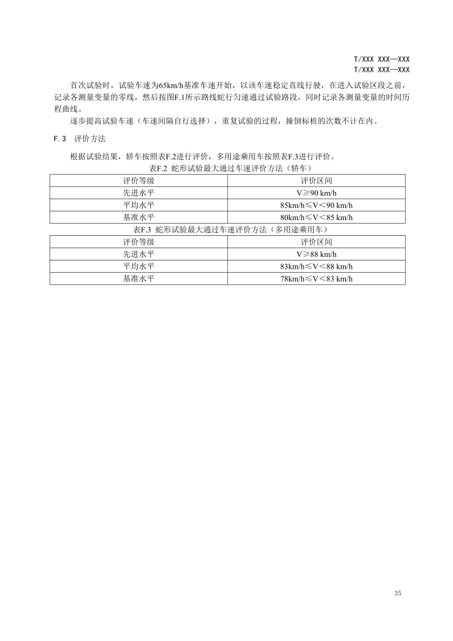 轿车及多用途乘用车抗热衰退性能-制动距离、蛇形试验最大通过车速试验方法_第4页