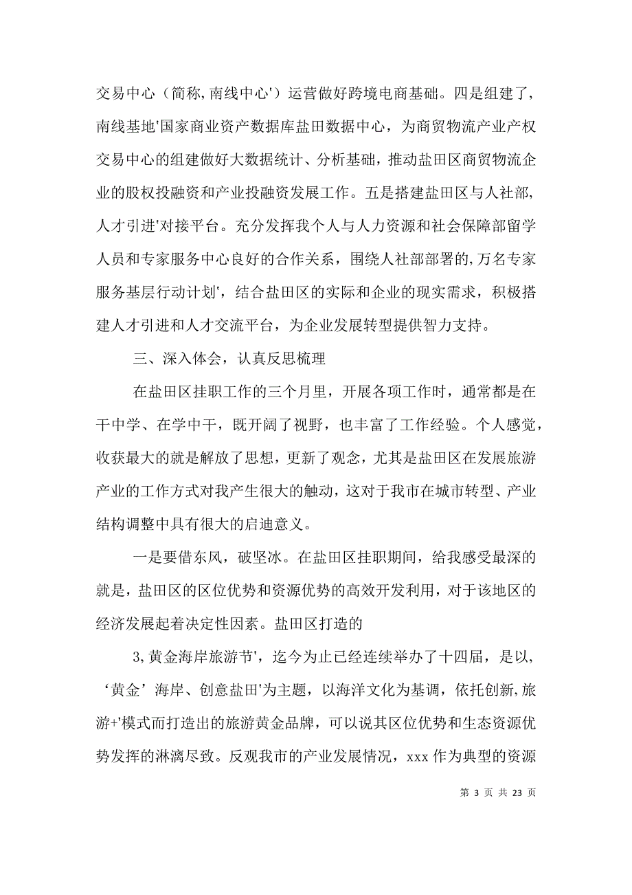 （精编）挂职期间个人工作总结_第3页