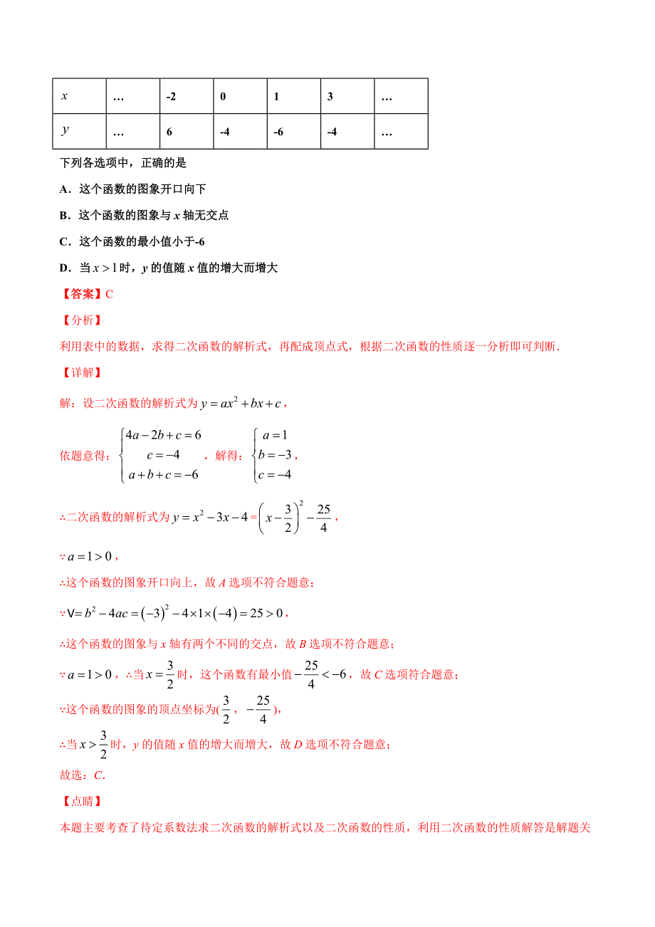 2021年全国中考数学真题分项-专题13 二次函数图象性质与应用（共38题）-（解析版）_第4页