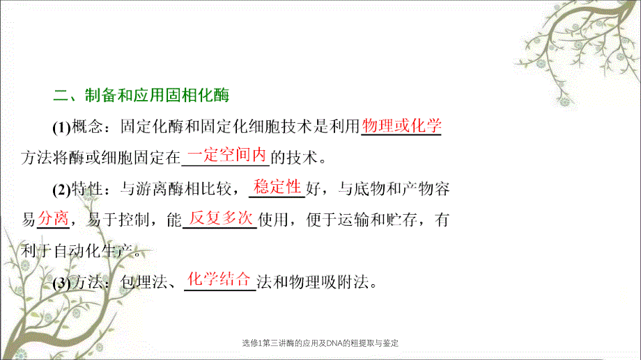 选修1第三讲酶的应用及DNA的粗提取与鉴定_第4页