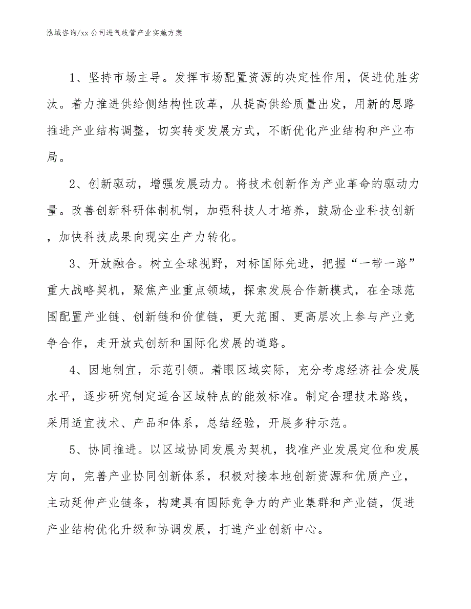 xx公司进气歧管产业实施方案（十四五）_第2页