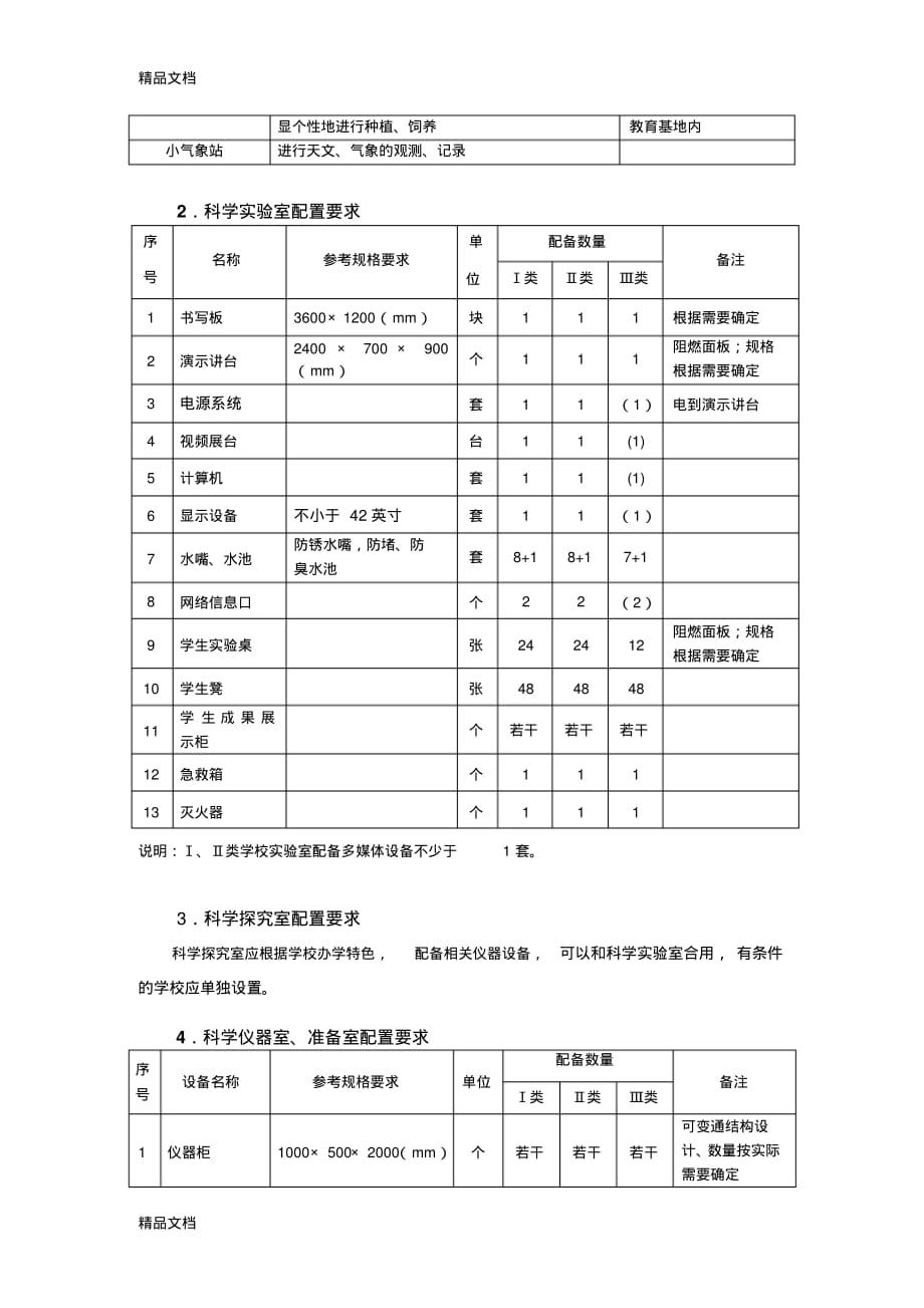 最新小学实验室标准(修改)_第3页