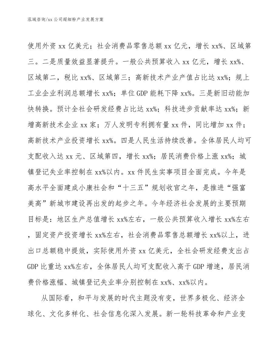 xx公司超细粉产业发展方案（十四五）_第5页