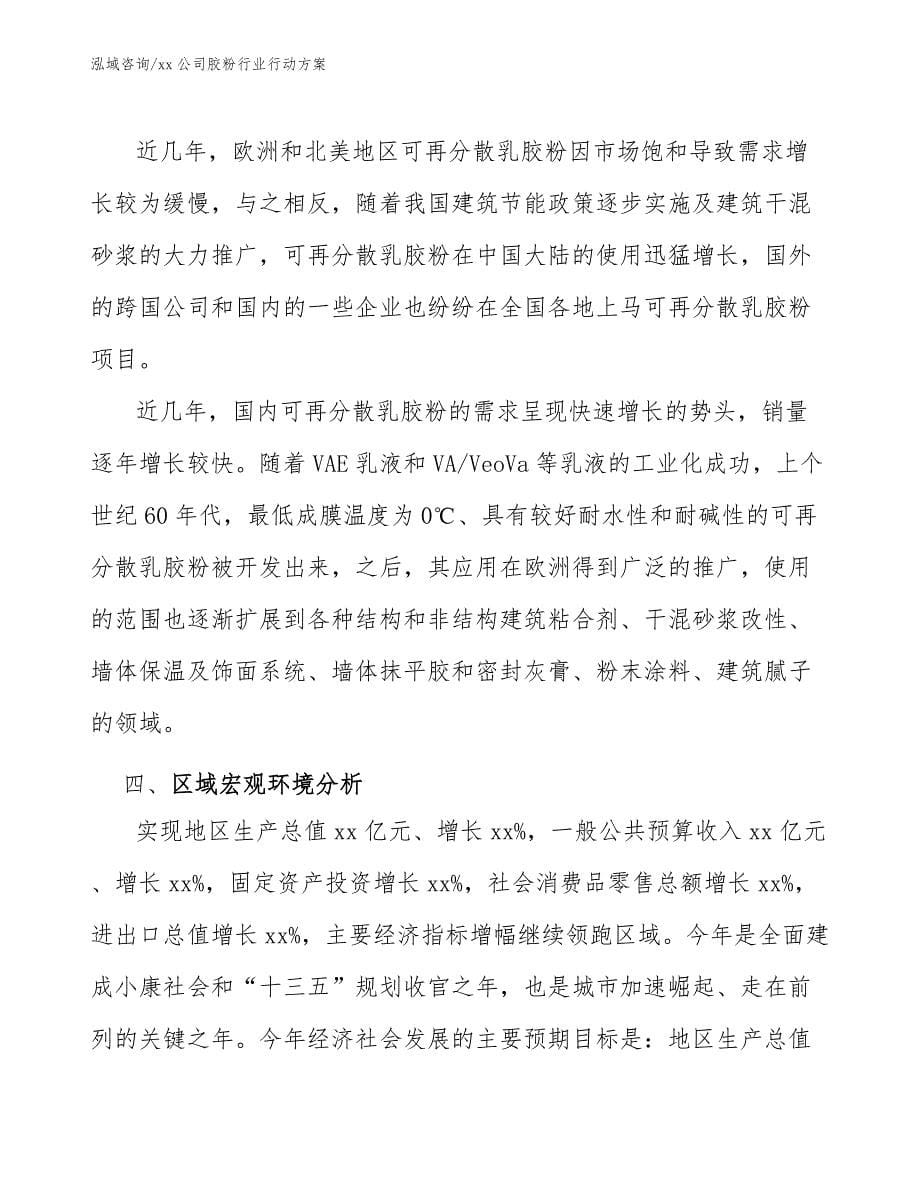 xx公司胶粉行业行动方案（十四五）_第5页