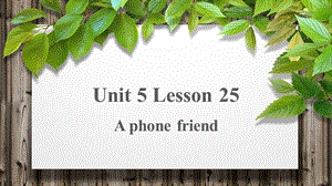 Unit 5 I love learning English! Lesson 25 公开课教学课件【七年级英语下册（冀教版）】