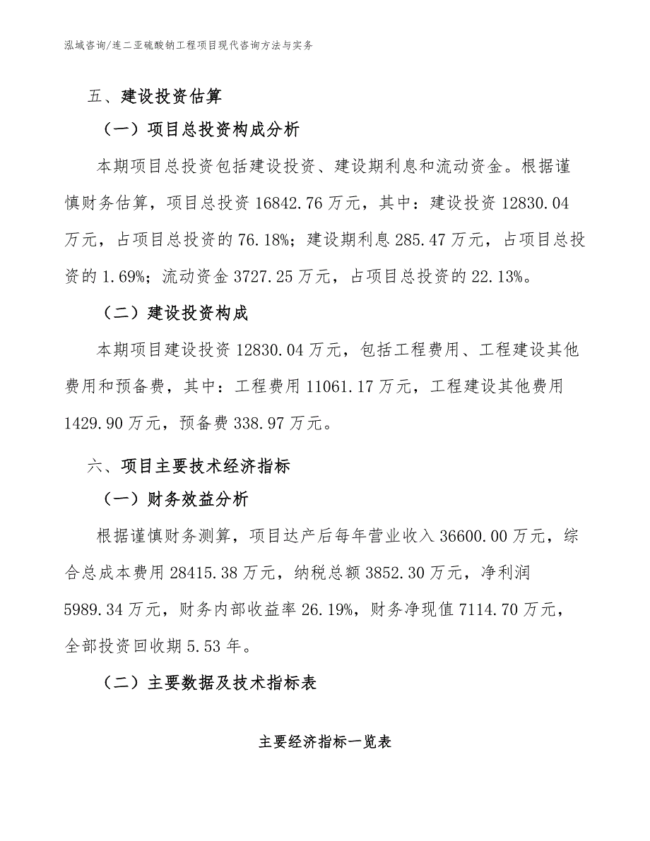 连二亚硫酸钠工程项目现代咨询方法与实务（工程项目管理）_第2页