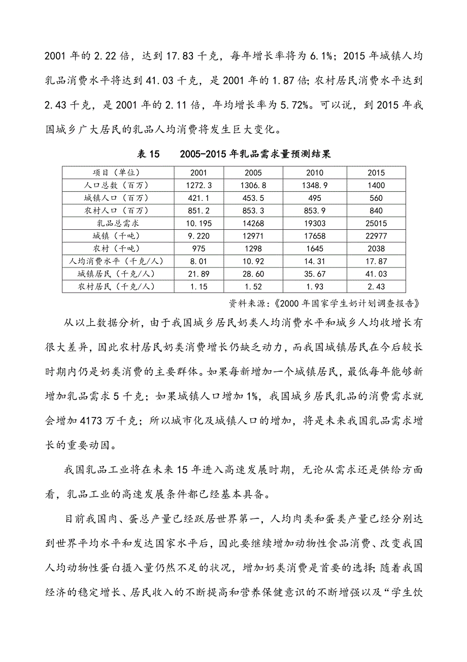 第四部分 国内和湖南地区乳品市场需求分析DOC_第3页