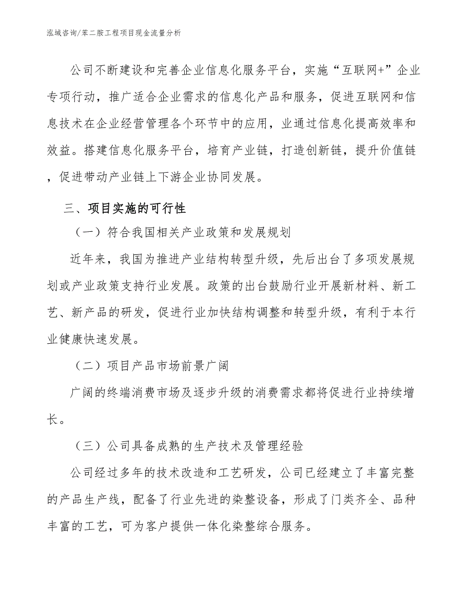 苯二胺工程项目现金流量分析（工程项目组织与管理）_第3页