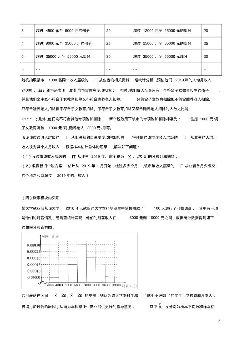 概率统计四大解题策略(文科原卷版)_第5页