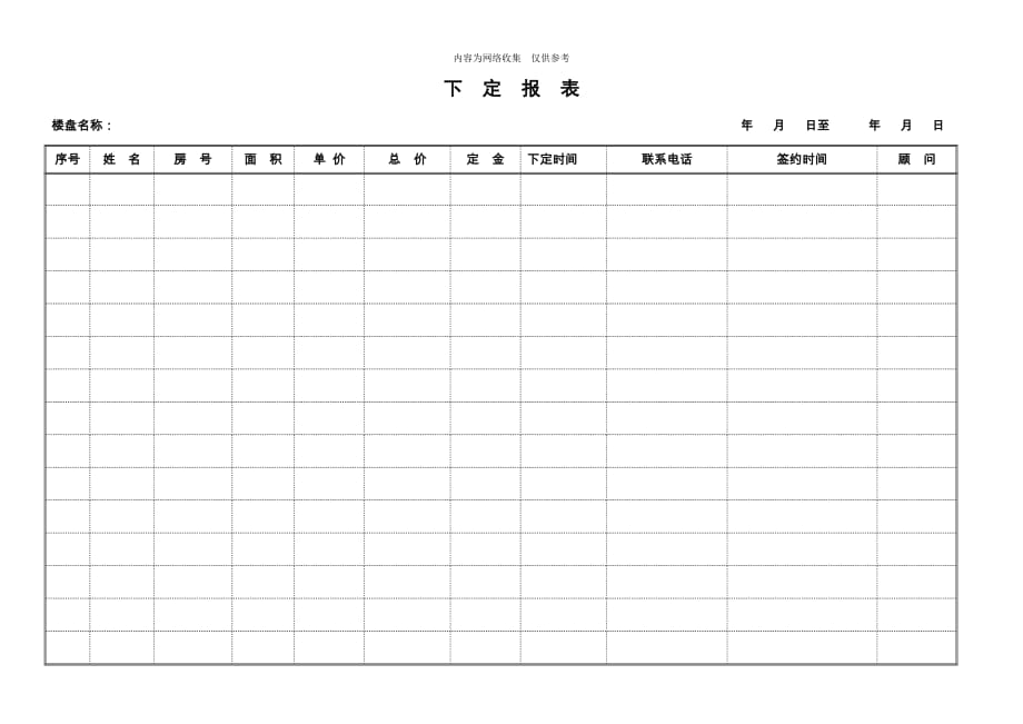 实用表格大全131_第1页