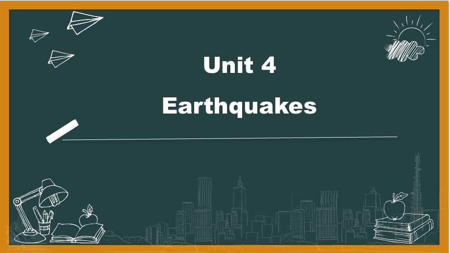 Unit4 Earthquake单元复习课件高三英语一轮复习人教版必修一_第1页