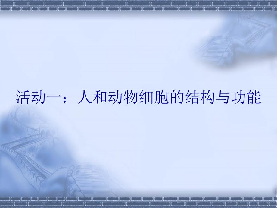 人和动物细胞的结构和功能 课件 苏教版七年级生物上册_第4页