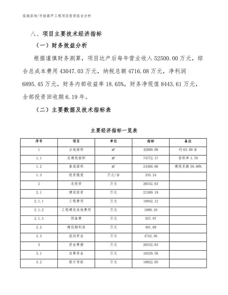 手扳葫芦工程项目投资组合分析（工程管理）_第5页