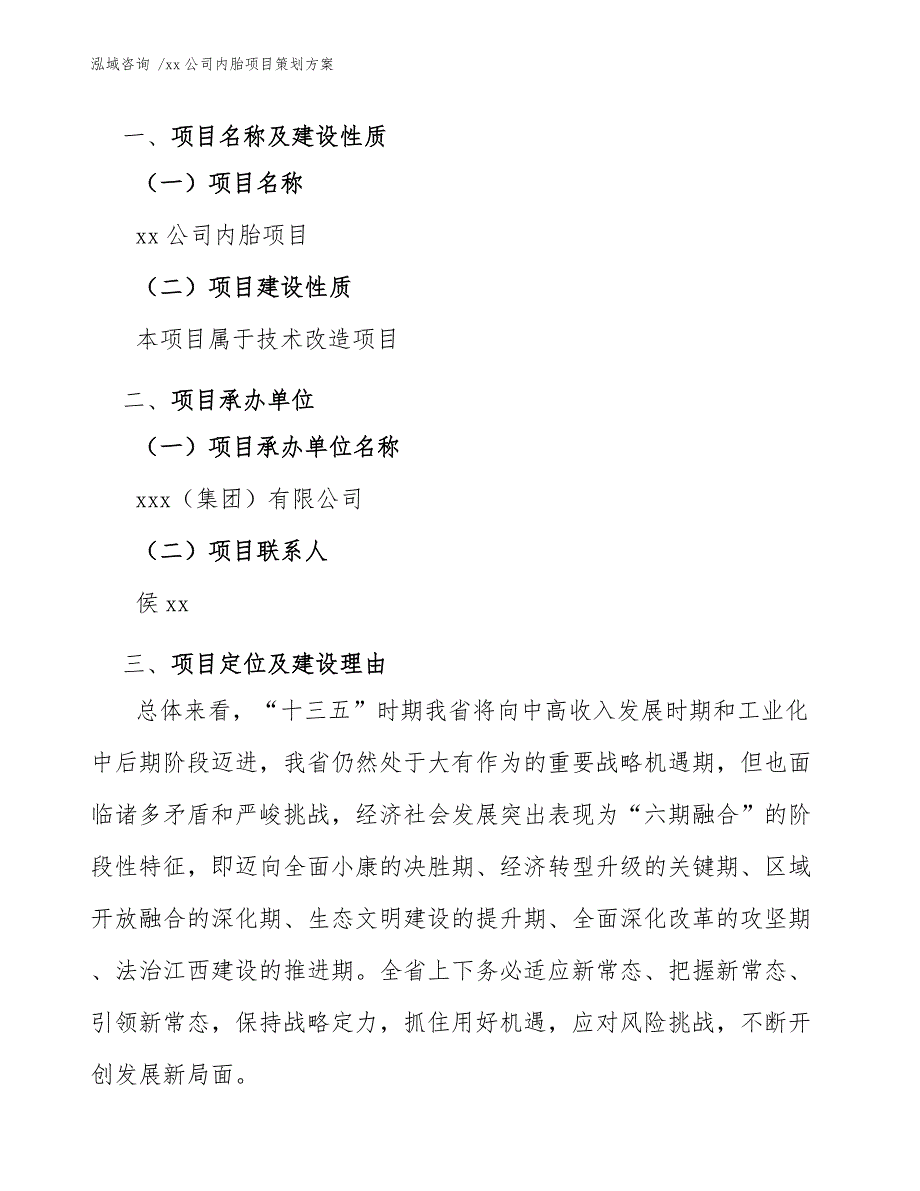 xx公司内胎项目策划方案（模板范文）_第4页