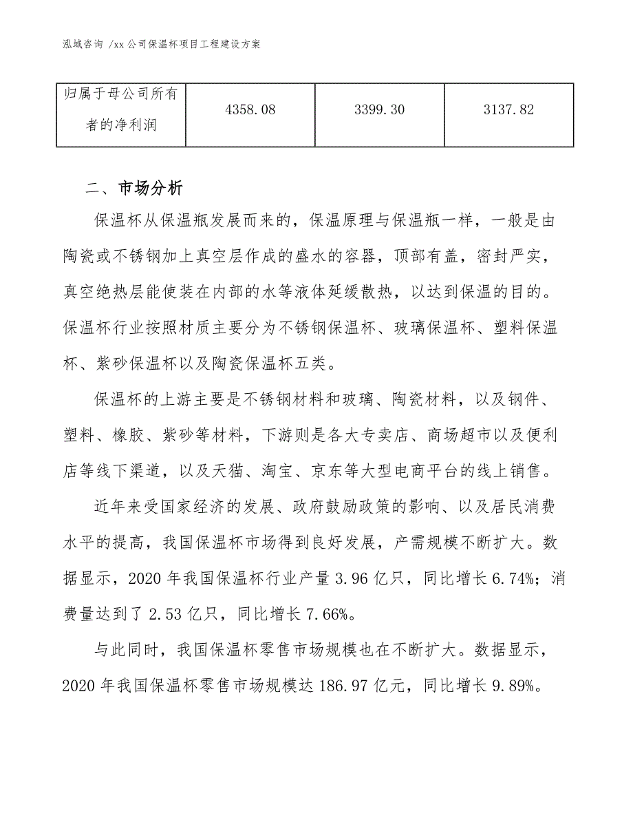 xx公司保温杯项目工程建设方案（范文模板）_第4页