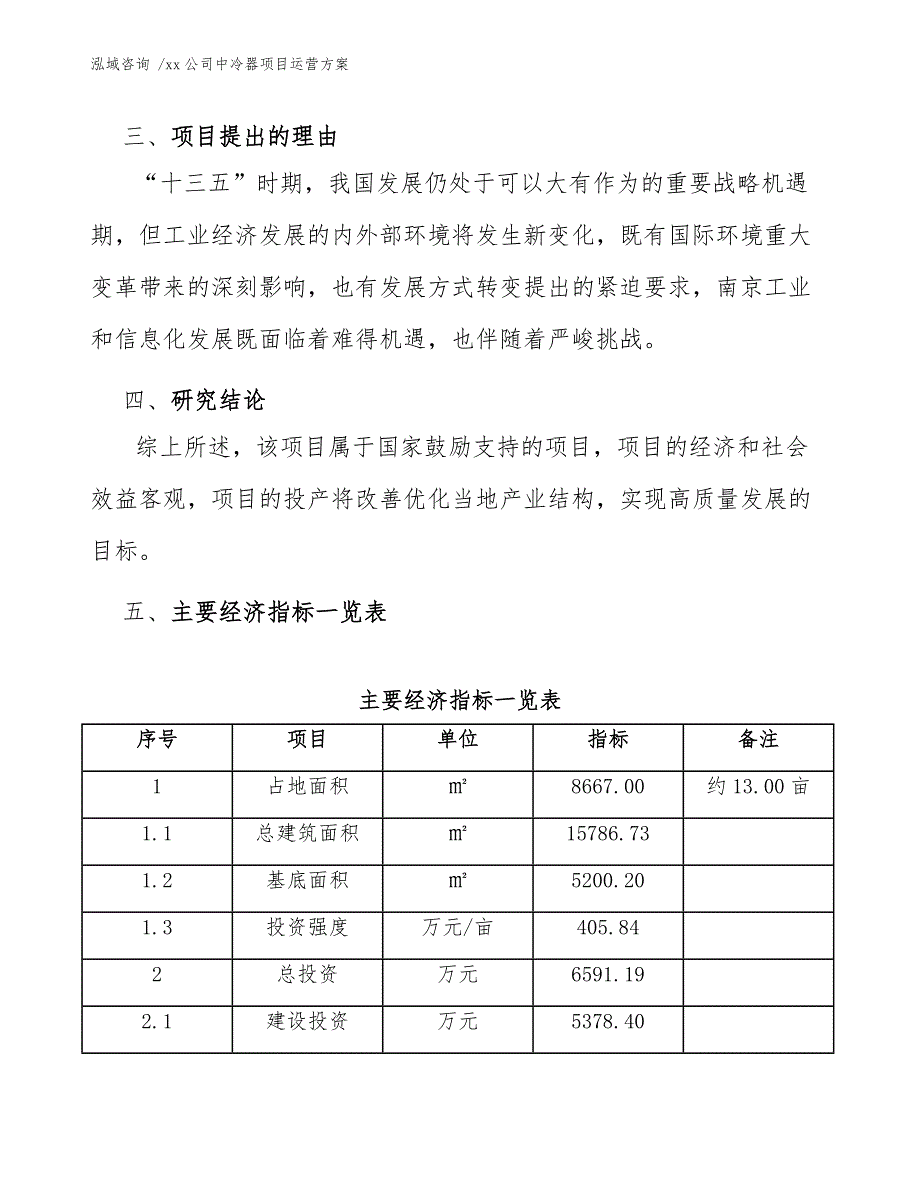 xx公司中冷器项目运营方案（模板范文）_第4页