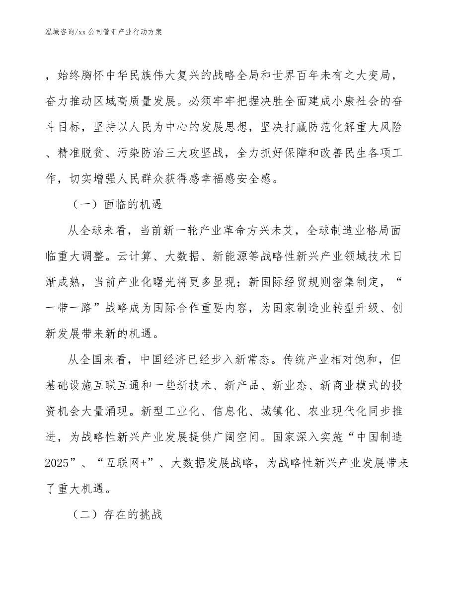 xx公司管汇产业行动方案（参考意见稿）_第5页