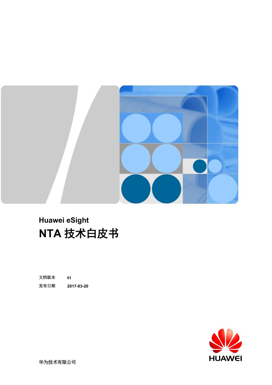 华为eSight NTA 技术白皮书_第1页