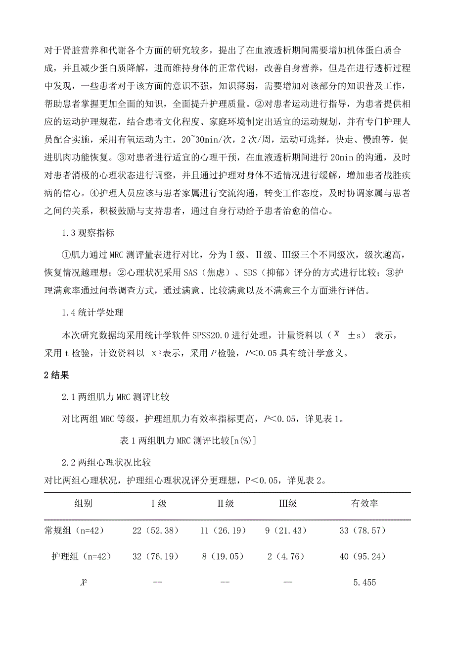 综合护理干预对血液透析患者骨骼肌萎缩程度的影响分析_第4页