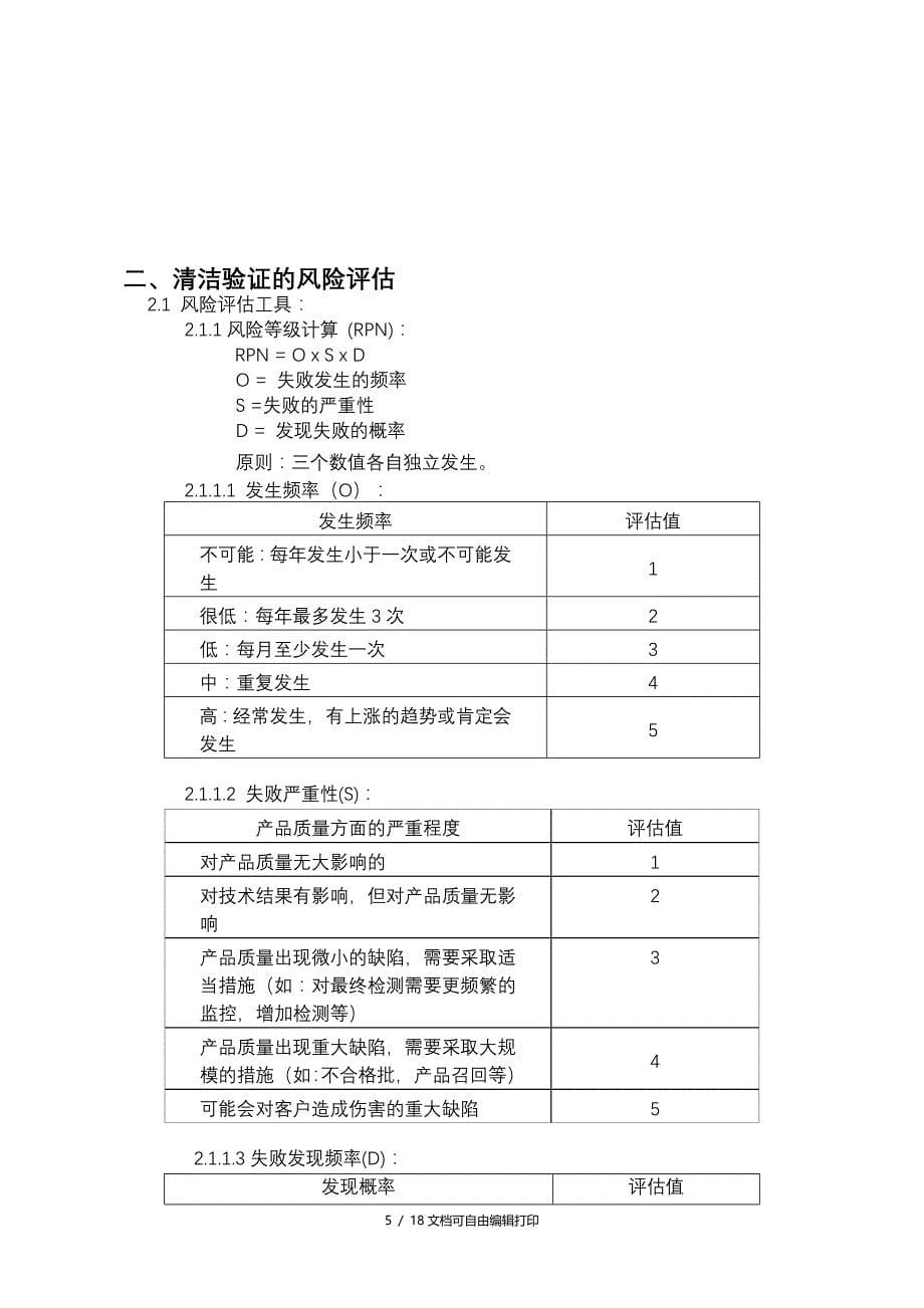 片剂清洁验证方案_第5页