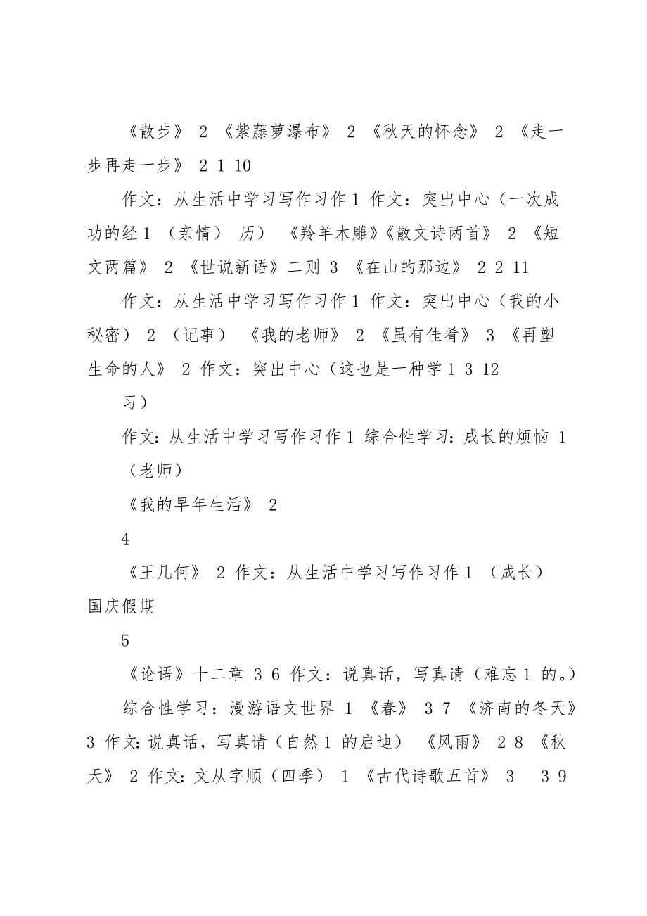 20 xx年初中语文教学计划_第5页