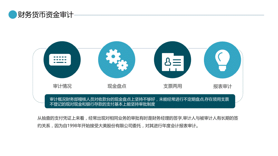 蓝色商务风投资货币财务资金审计实用PPT授课课件_第4页