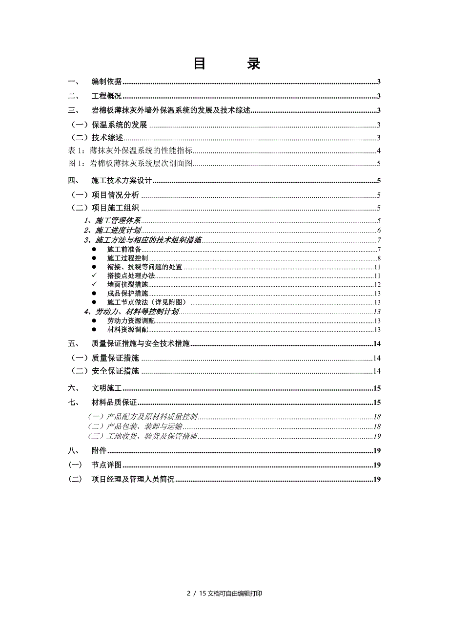 岩棉施工方案(方案计划书)_第2页