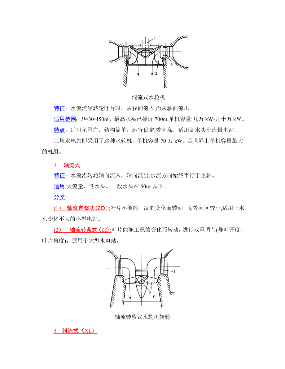 自-水轮机的结构和原理(+笔记)_第4页