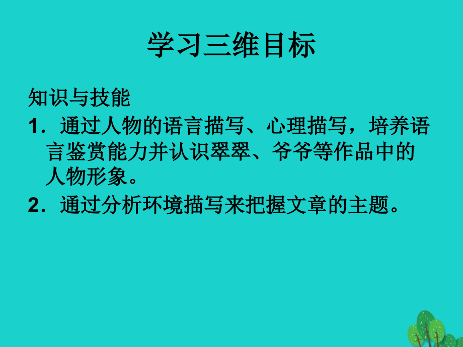 全国通用高一语文上册《边城》课件 华东师大版_第2页