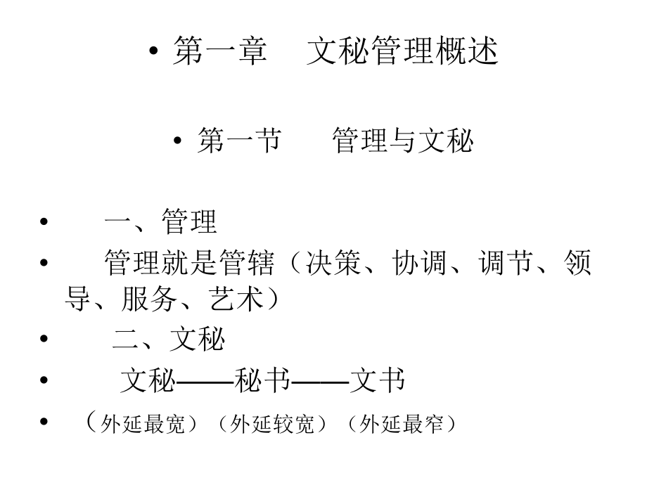 《文秘管理》PPT课件_第2页