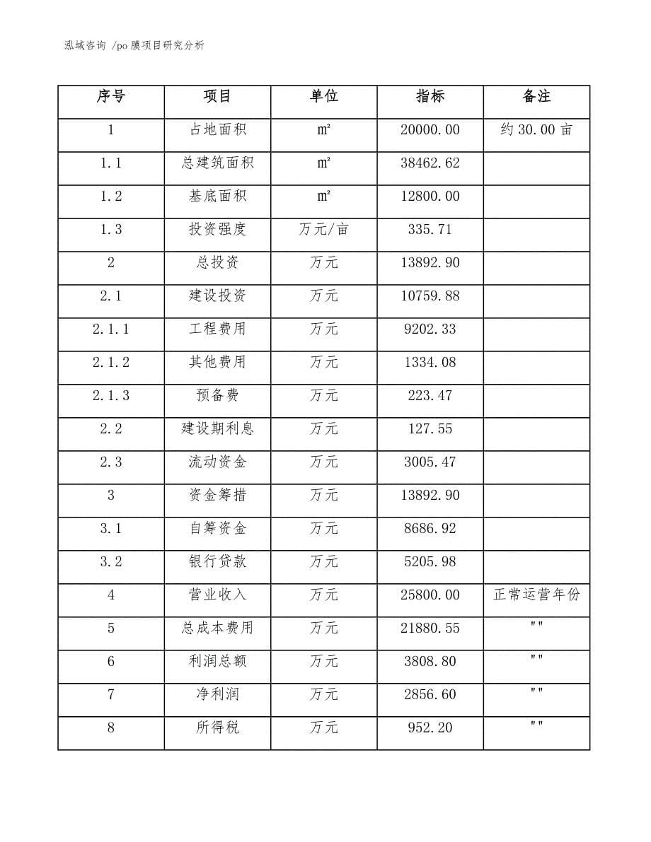 po膜项目研究分析（范文参考）_第5页