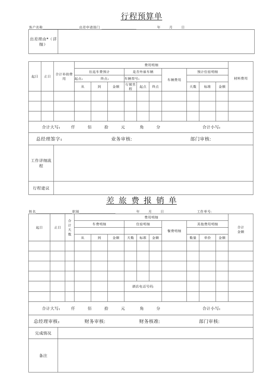 新版差旅报销单_第1页