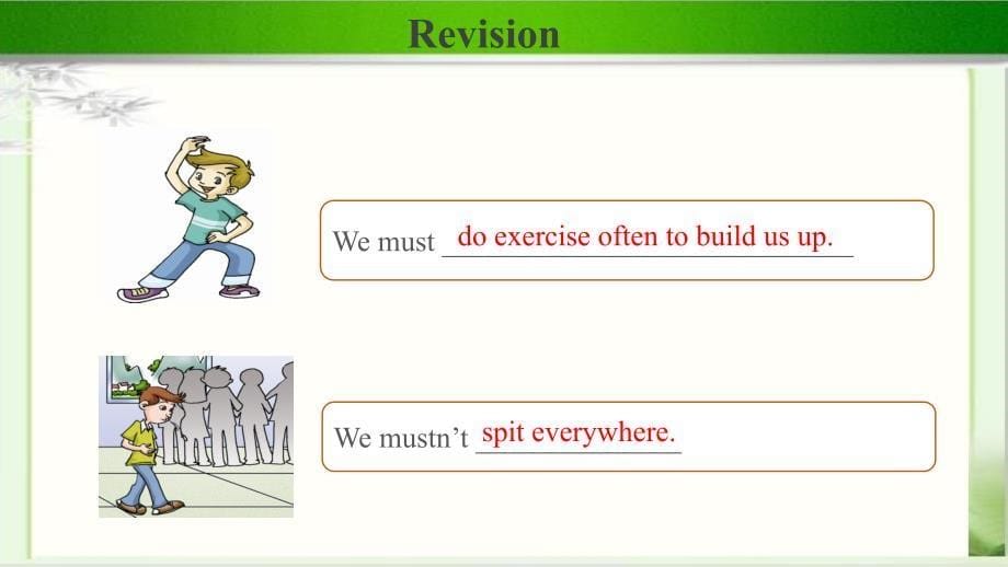 Unit 2 Keeping Healthy Topic 3 Section B 示范公开课教学课件【八年级英语上册仁爱版】_第5页