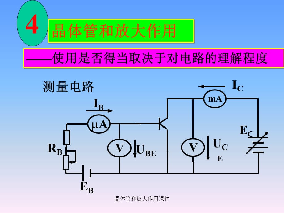 晶体管和放大作用课件_第1页