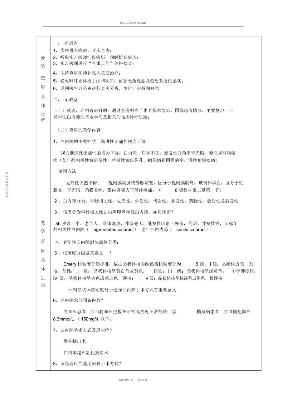 2021年白内障教学查房教案_第2页