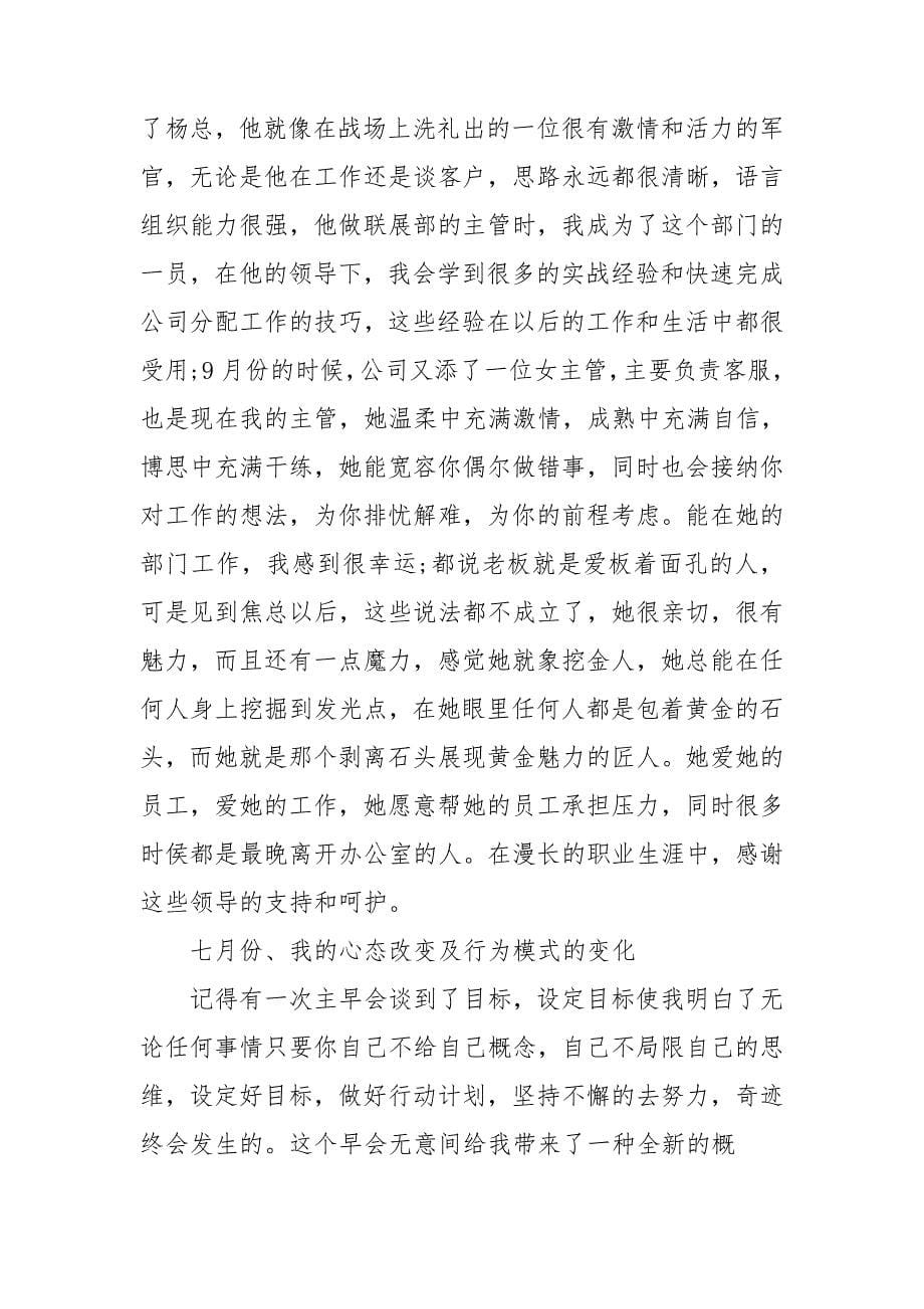 关于销售计划范文10篇_第5页