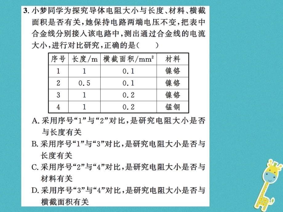 2018年九年级物理上册 第14章 欧姆定律章末小结习题课件 （新版）苏科版_第5页