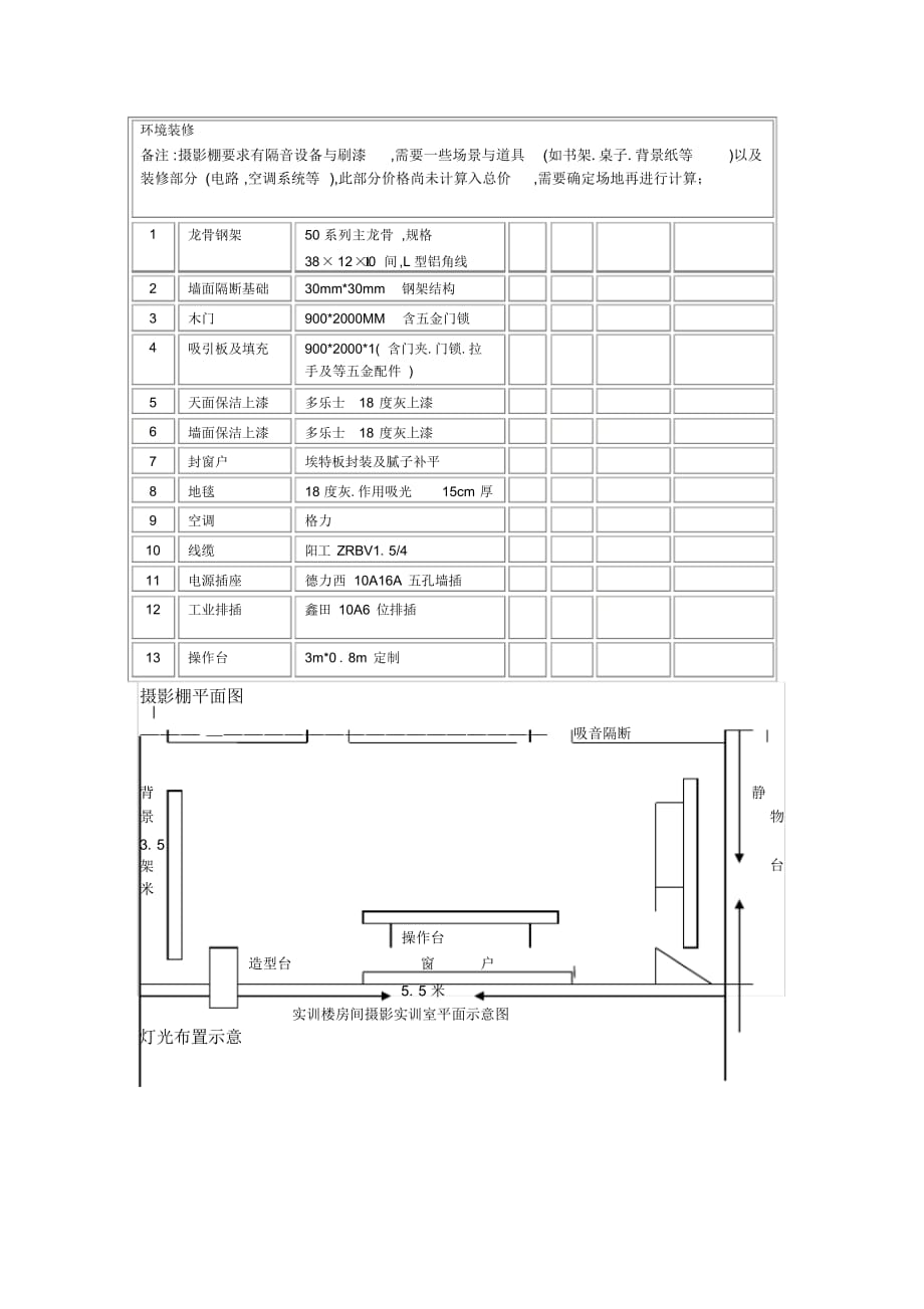 摄影棚建设方案2021_第2页