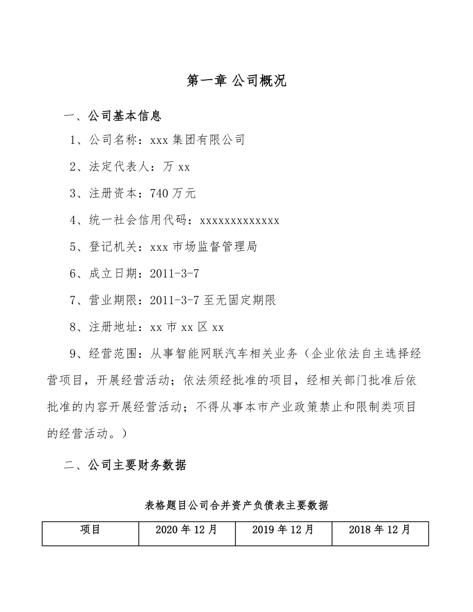 智能网联汽车公司工程项目运营方案_第4页