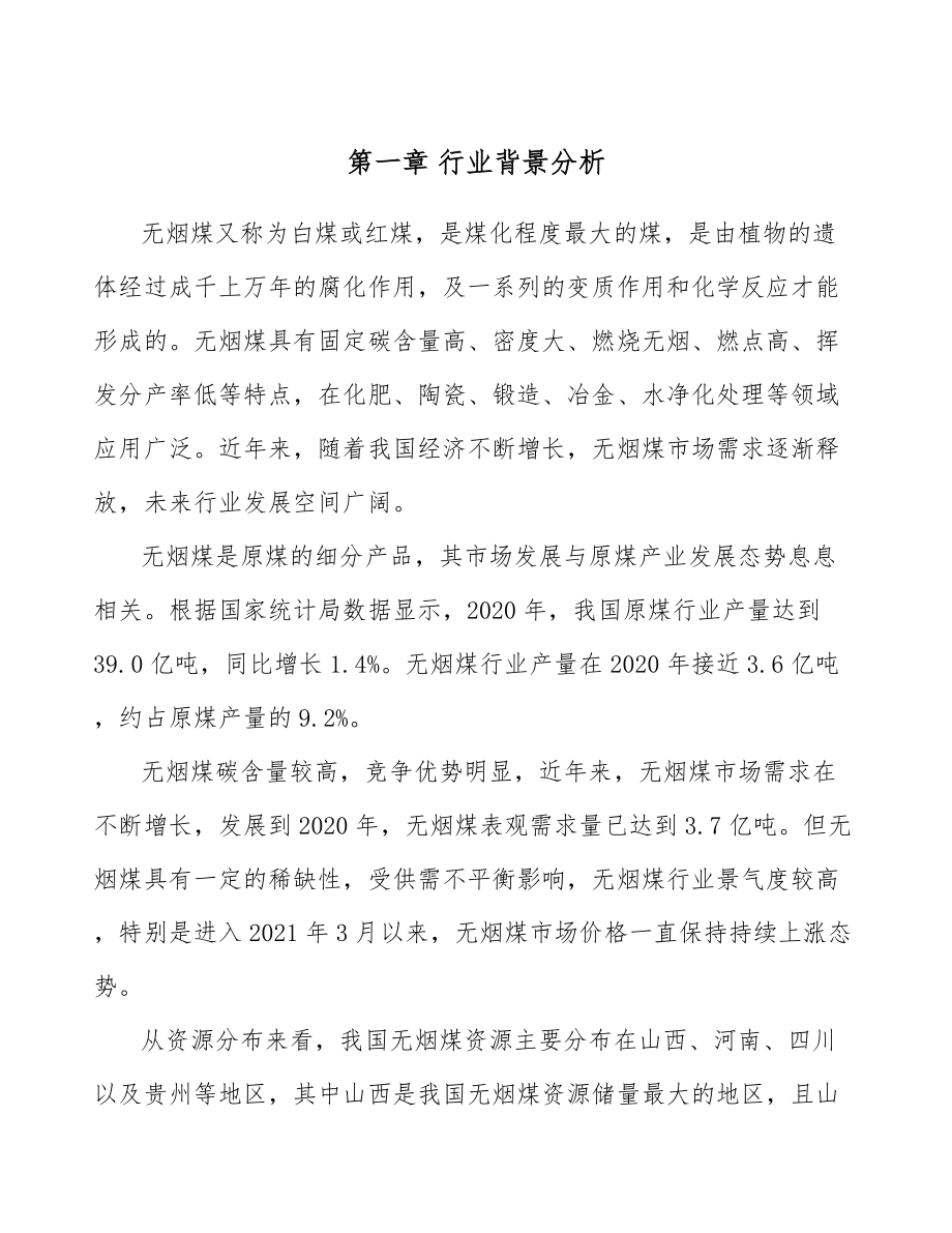 无烟煤项目工程项目管理分析_第4页