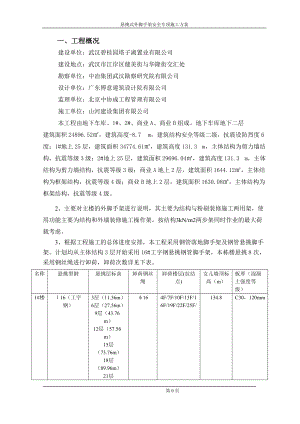 碧桂园蜜柚一标段悬挑脚手架施工方案(2)(1)(45P)